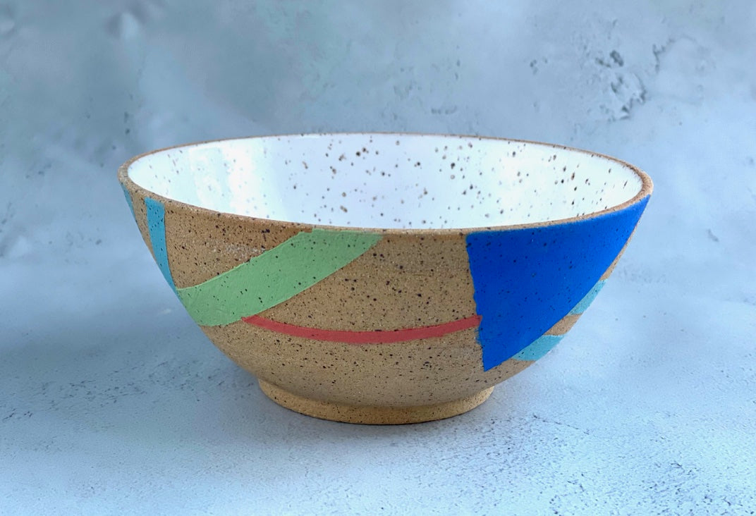 Geometric Pop Bowl