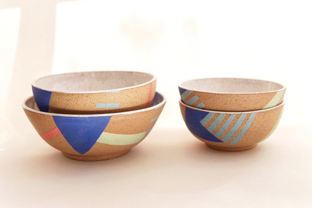 Geometric Pop Bowl